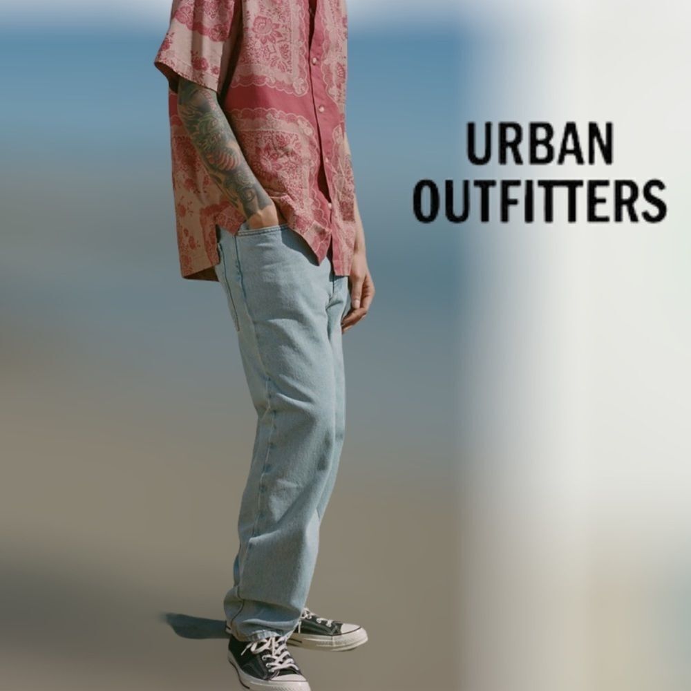 Urban Outfitters UO BDG Men's Bow Fit Cropped Jeans NEW 36x32 36 x 32